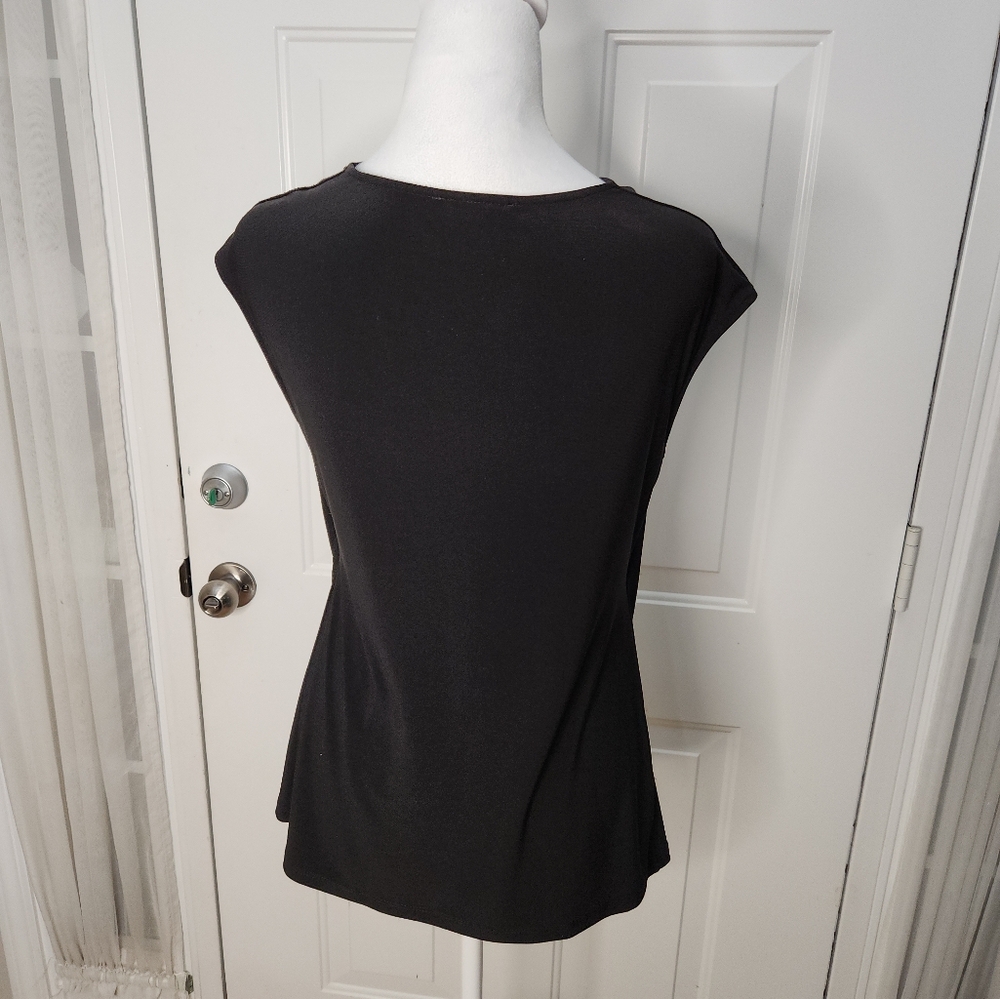 Peek & Peek Weekend Sleeveless Black Tank Size Small - Picture 4 of 5
